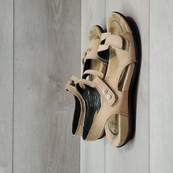 Abeo Womens Crescent Syone Leather Hook&loop Sandals shoes sz 6N - Picture 3 of 13